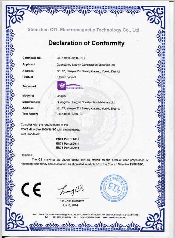 CE Certification for premium custom building materials