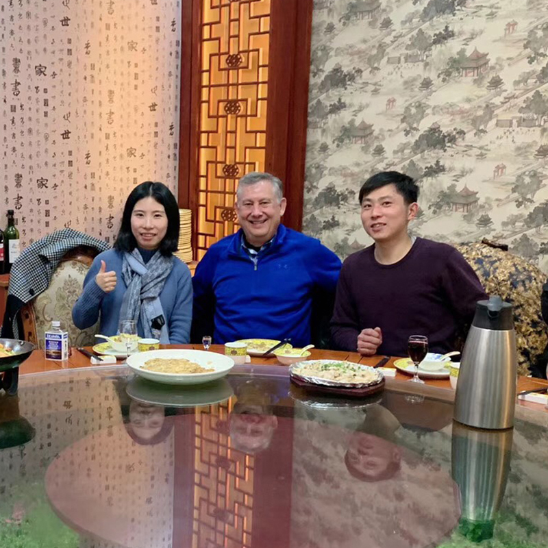 Technical collaboration and customer meeting for custom industrial hardware manufacturing
