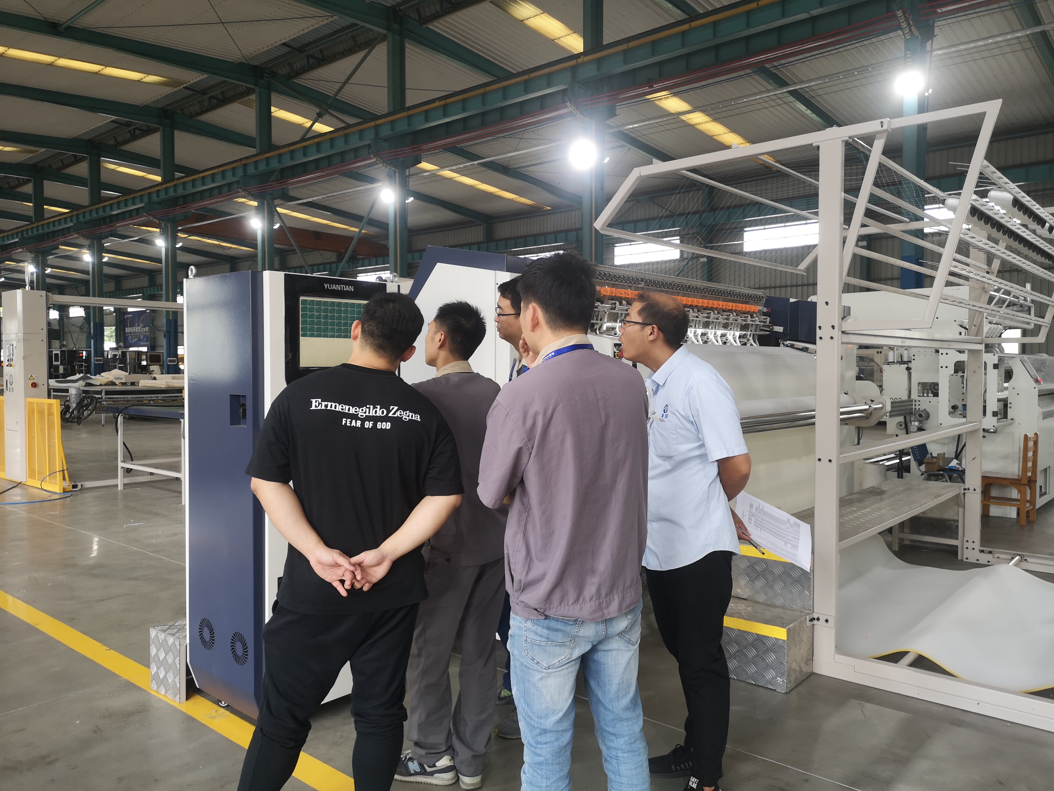 Technical engineers providing guidance to international customers