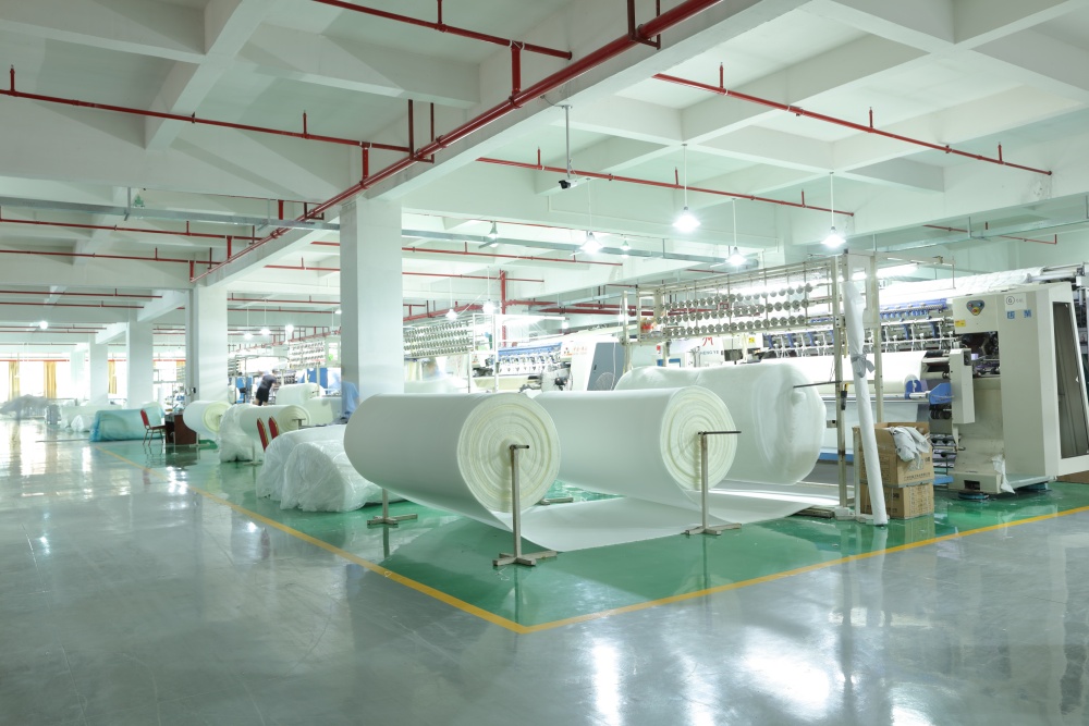 Jinlongheng automated mattress manufacturing workshop and assembly line