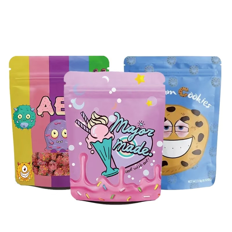 Custom printed laminated zipper bag sample