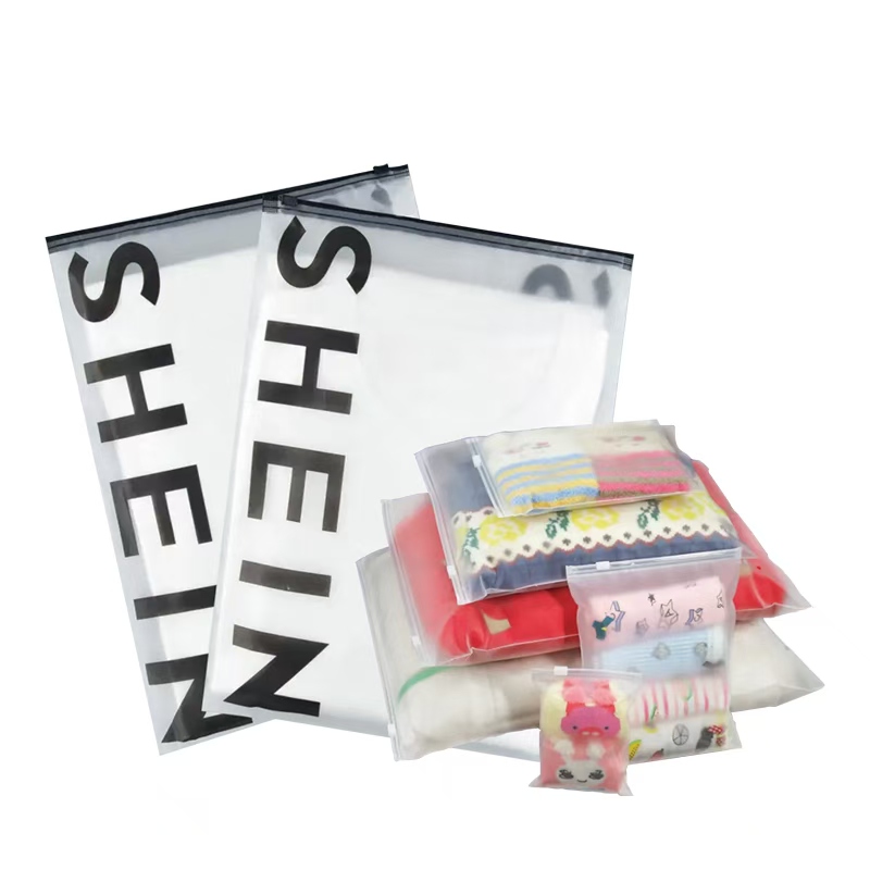 High-quality frosted zipper bags manufactured for bulk export to European markets