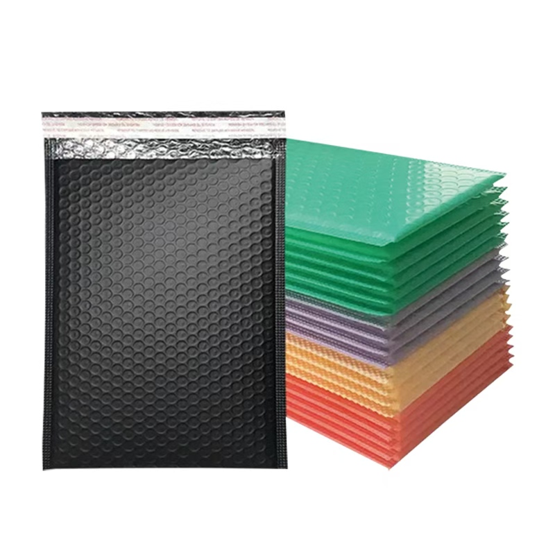 Recyclable bubble mailer and protective plastic mailing bags for secure shipping