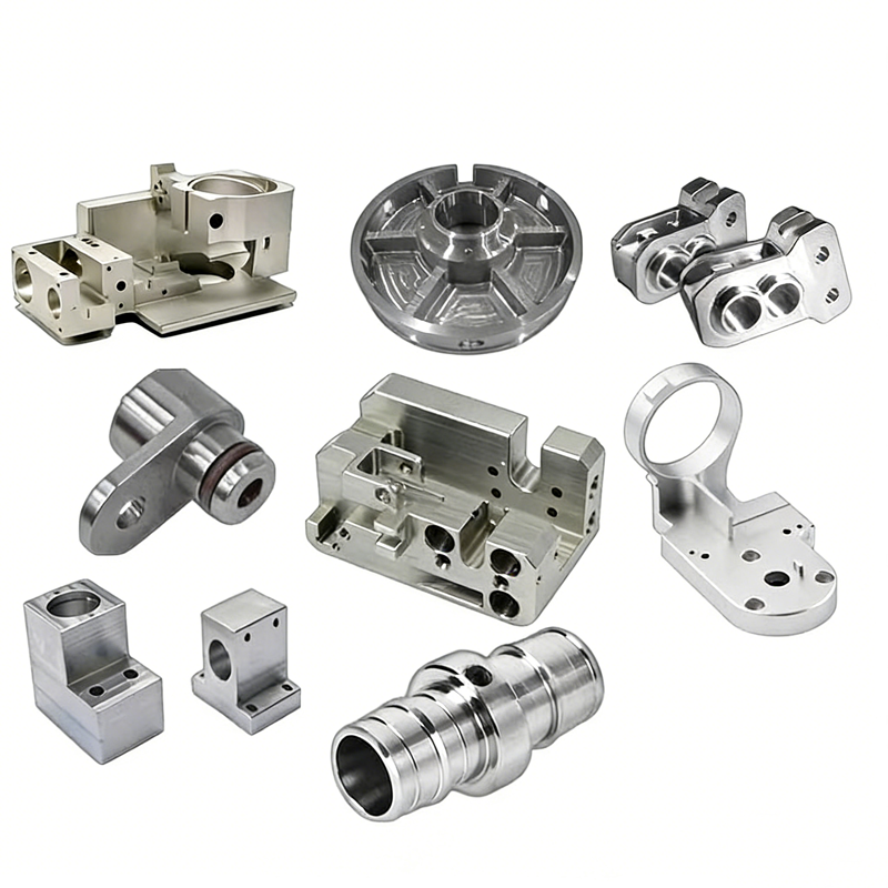 Precision CNC components with dimensional accuracy verification