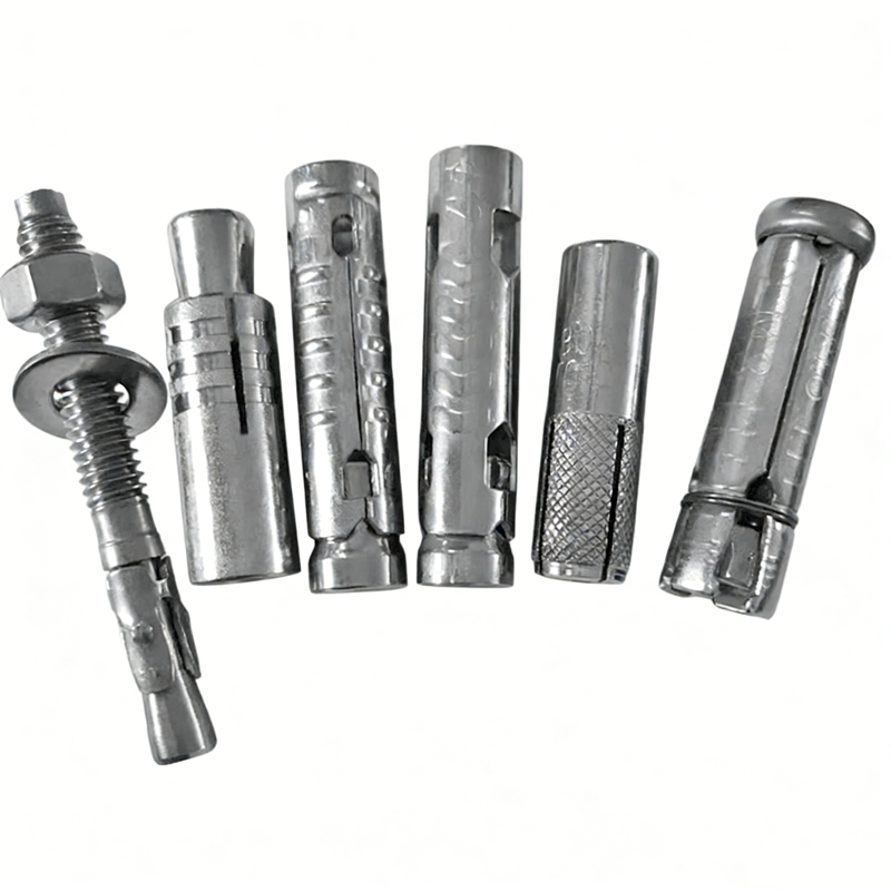 Stainless Steel wedge anchors compliant with ASTM F593 and ASTM A276 standards for structural concrete