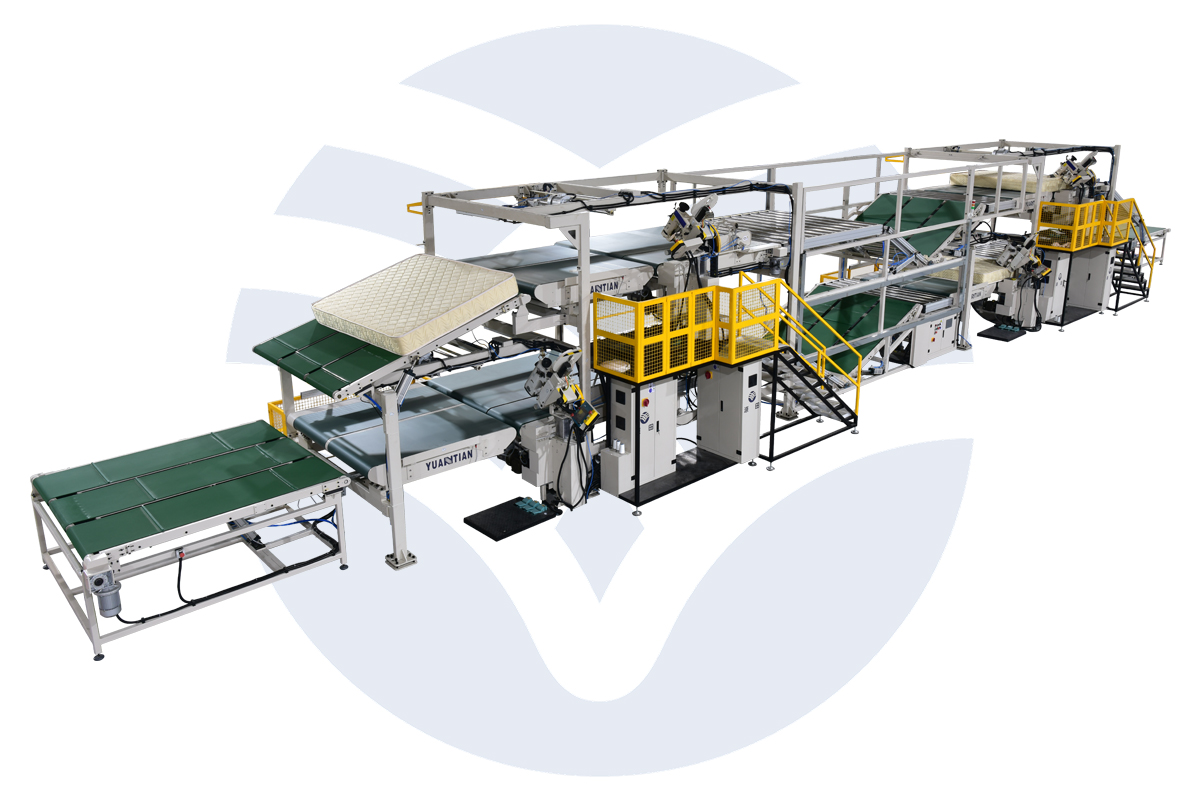 Detail view of the sewing head of the Mattress Tape Egde Machine YT - WB - 6