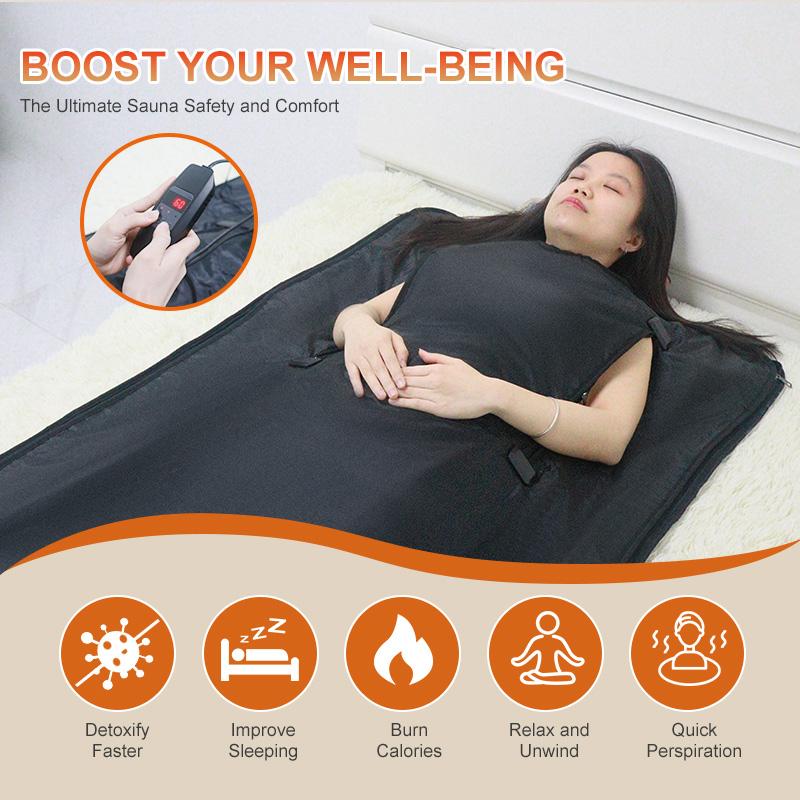 BW-802 Oxford Single zone Infrared Sauna Blanket Zipper type
