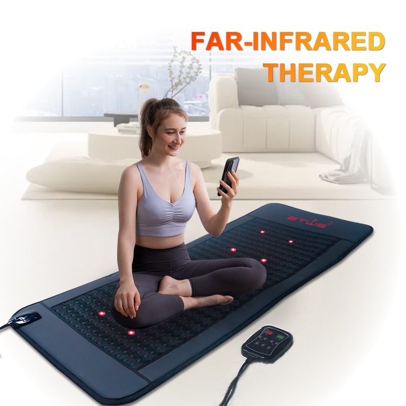 Amethyst and tourmaline crystal heating mat sample details