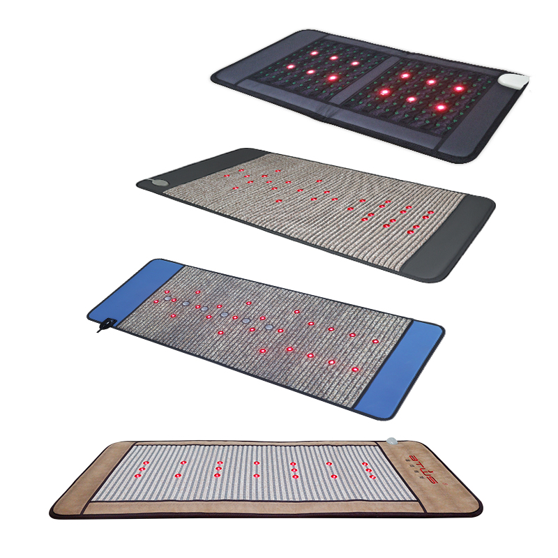 Heating mat display with handheld controller
