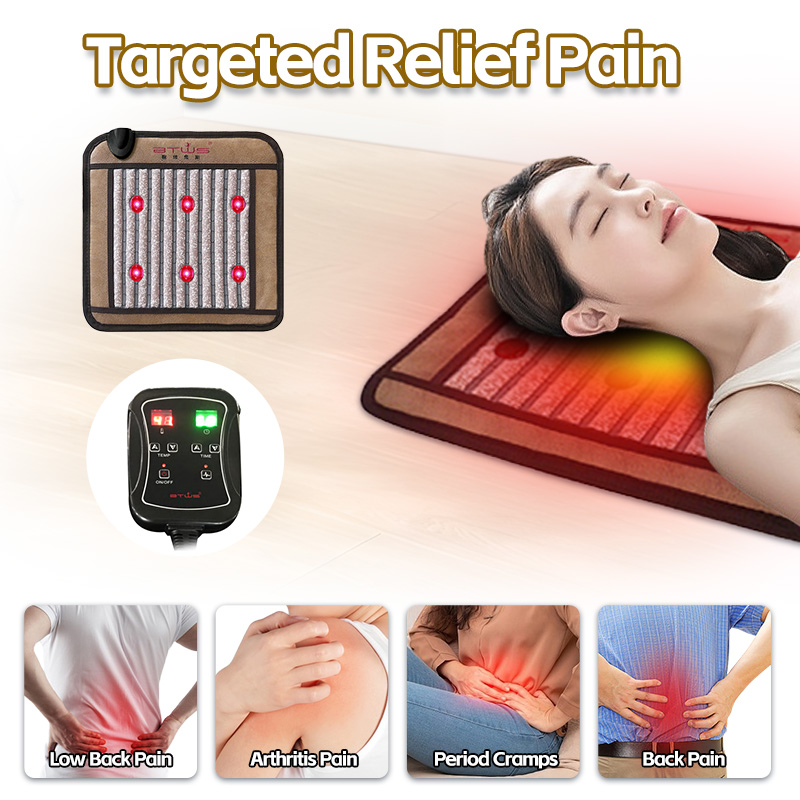Heating mat cushion with handheld controller