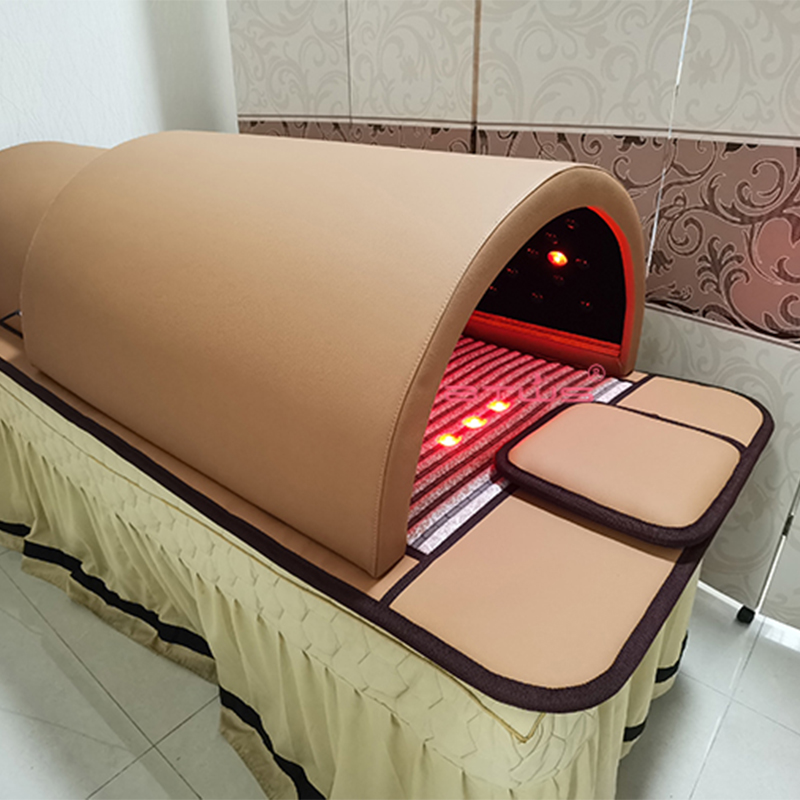 BW-8053 infrared sauna dome control system and interior details