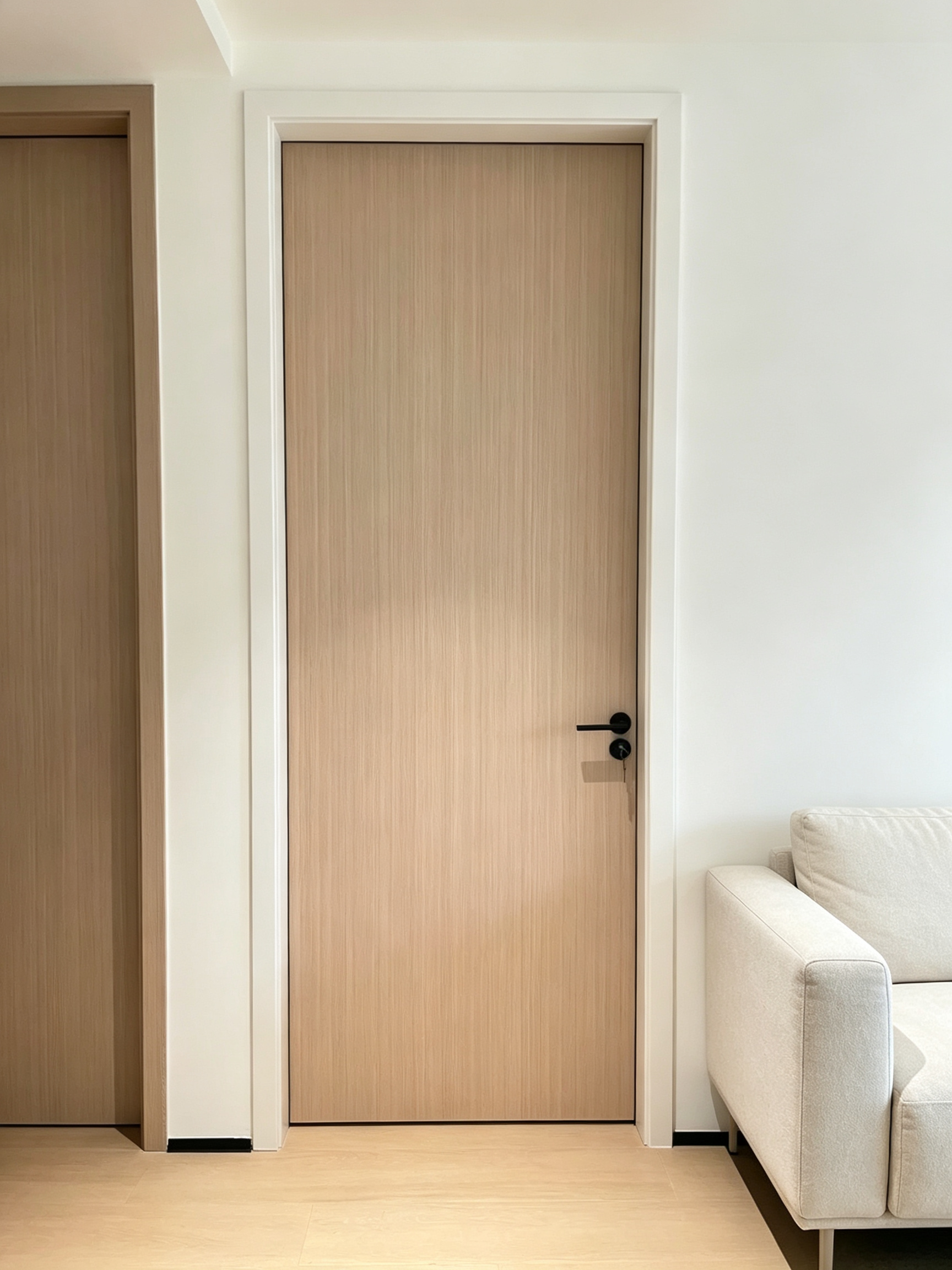 Solid wood door product image for residential and commercial projects