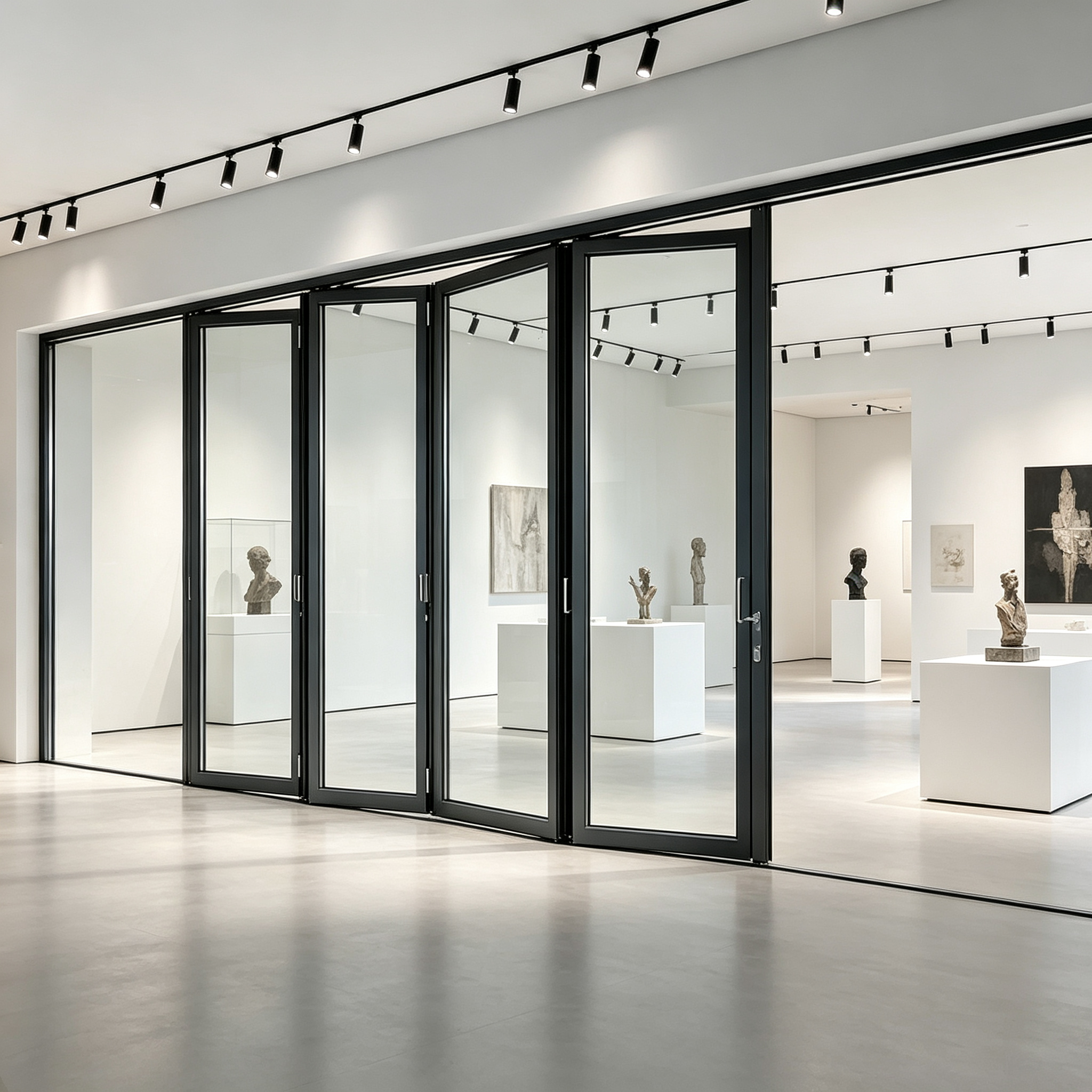 Heavy-duty folding door frame with German Reinas accessories
