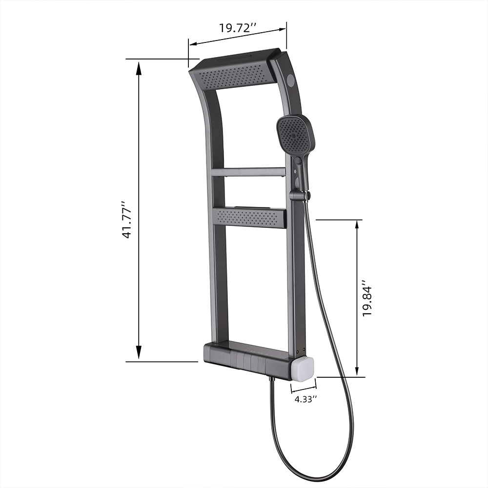 What cartridge types should I choose for a commercial thermostatic shower system to ensure long-term durability?