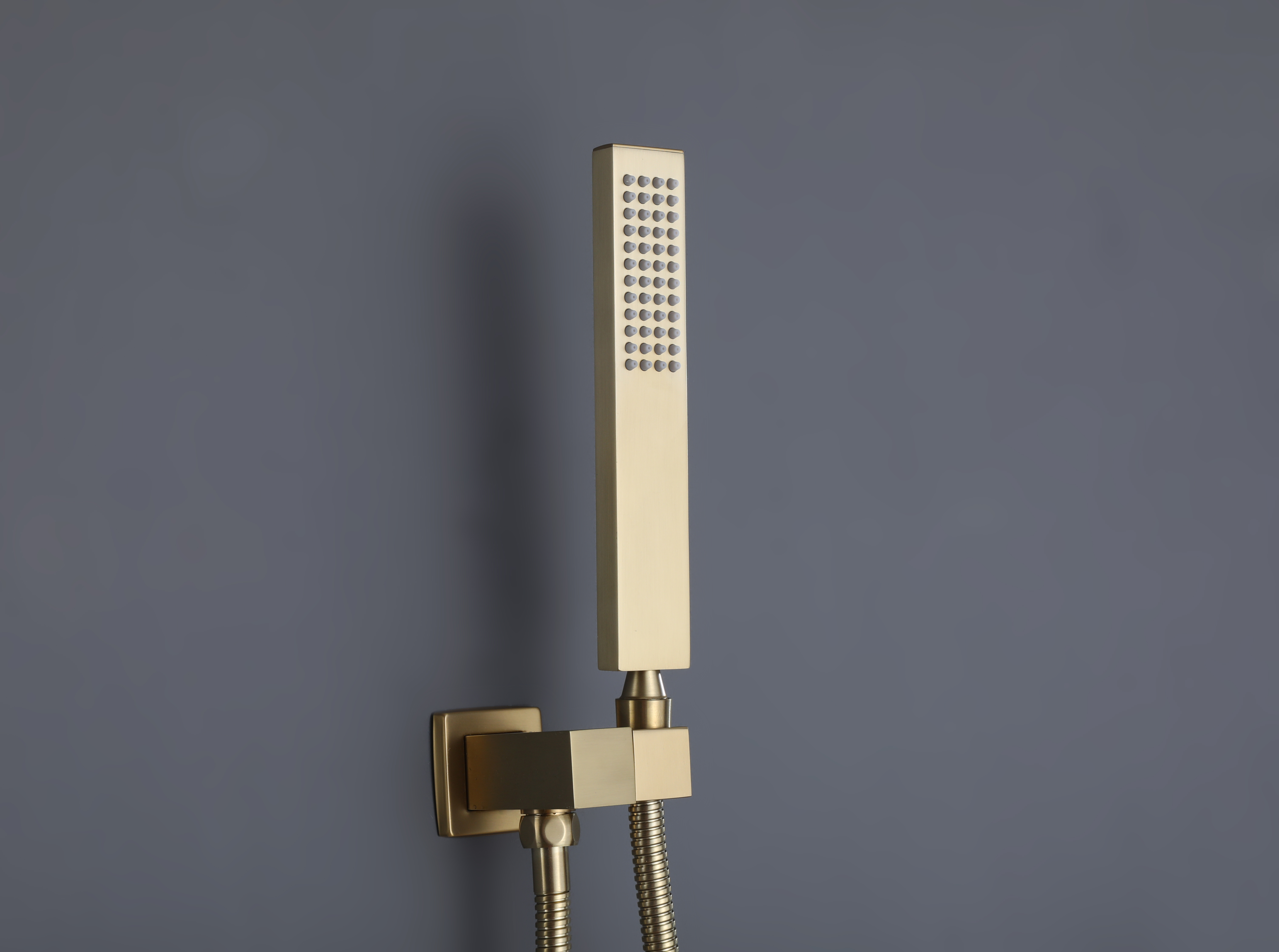 3-function thermostatic wall-mounted shower system with rough-in valve