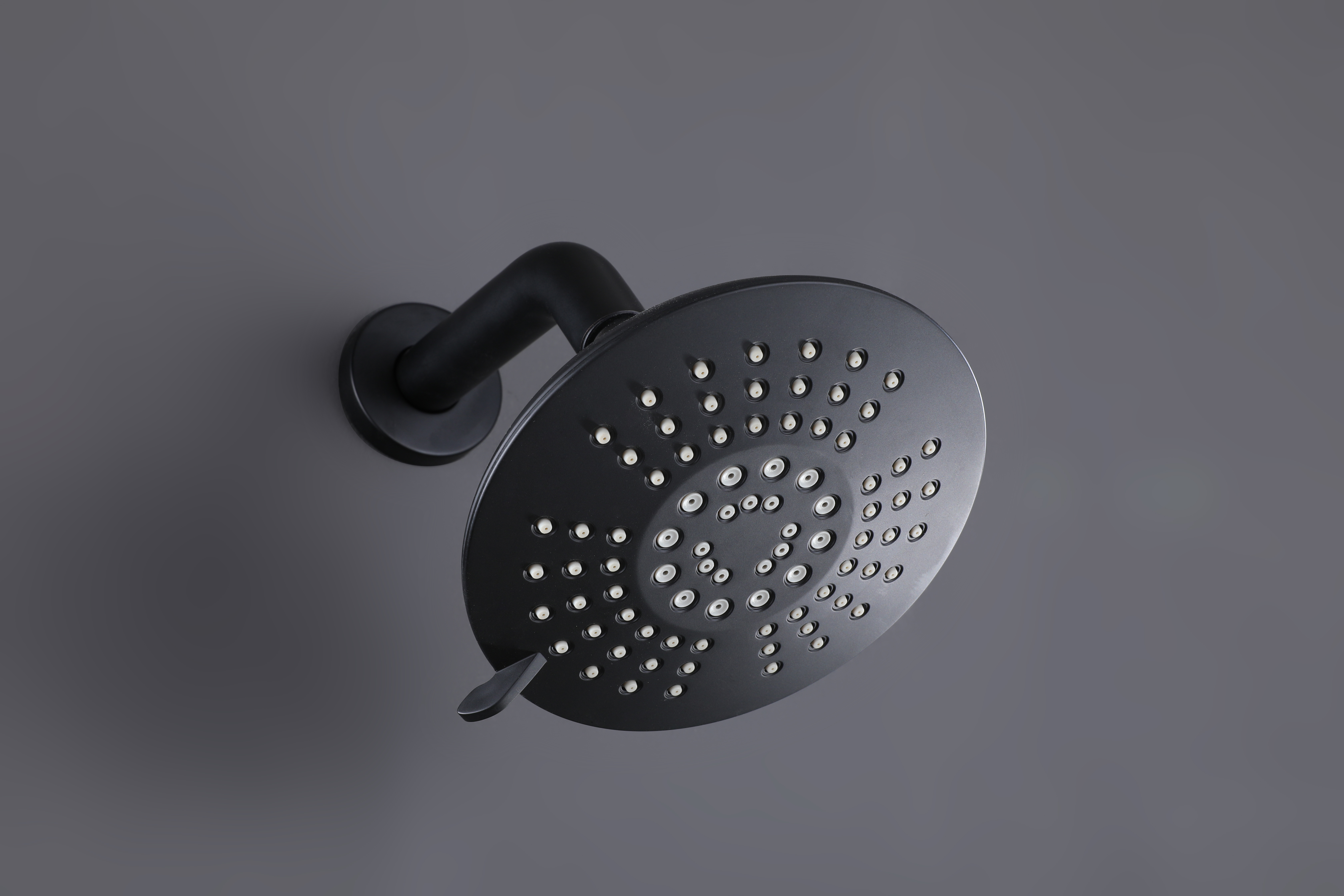 Pressure Balanced Standard Shower Set with Matte Black Finish