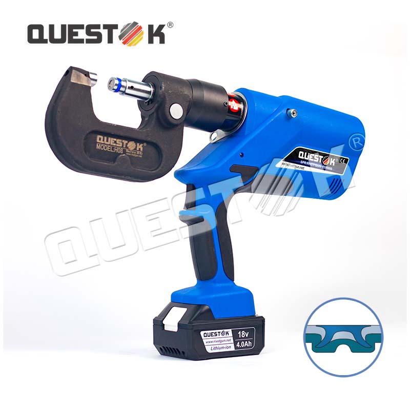 Questok self-piercing riveting gun for automotive aluminum car body repair