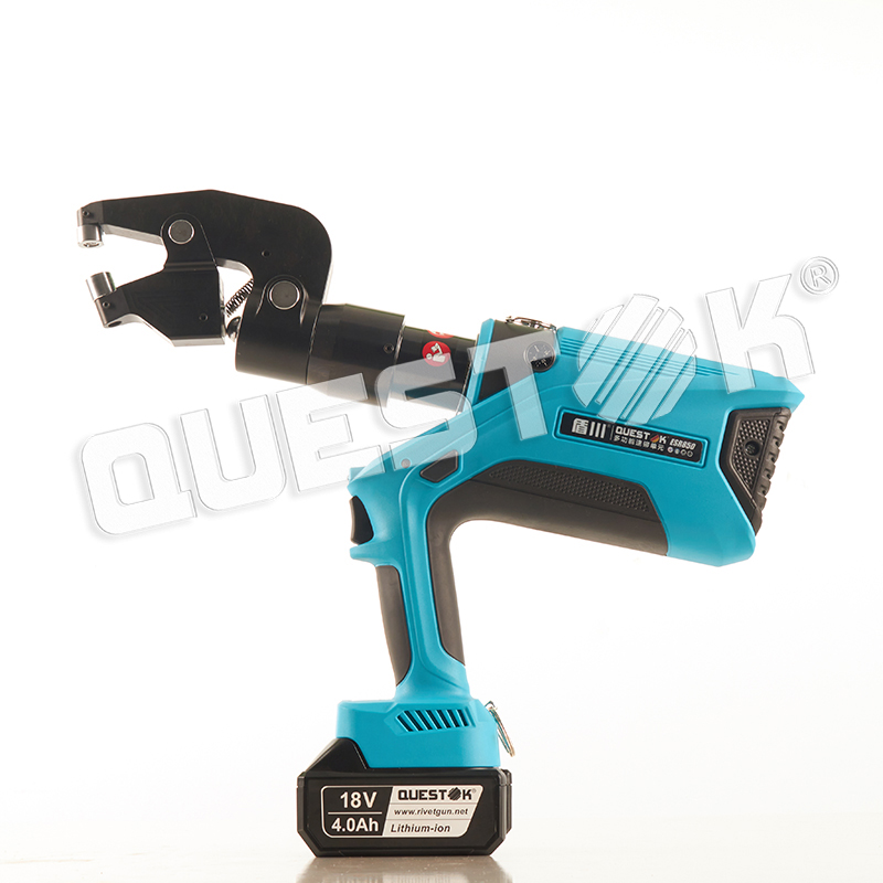 Rectangular clinching gun for 2mm galvanized steel sheets