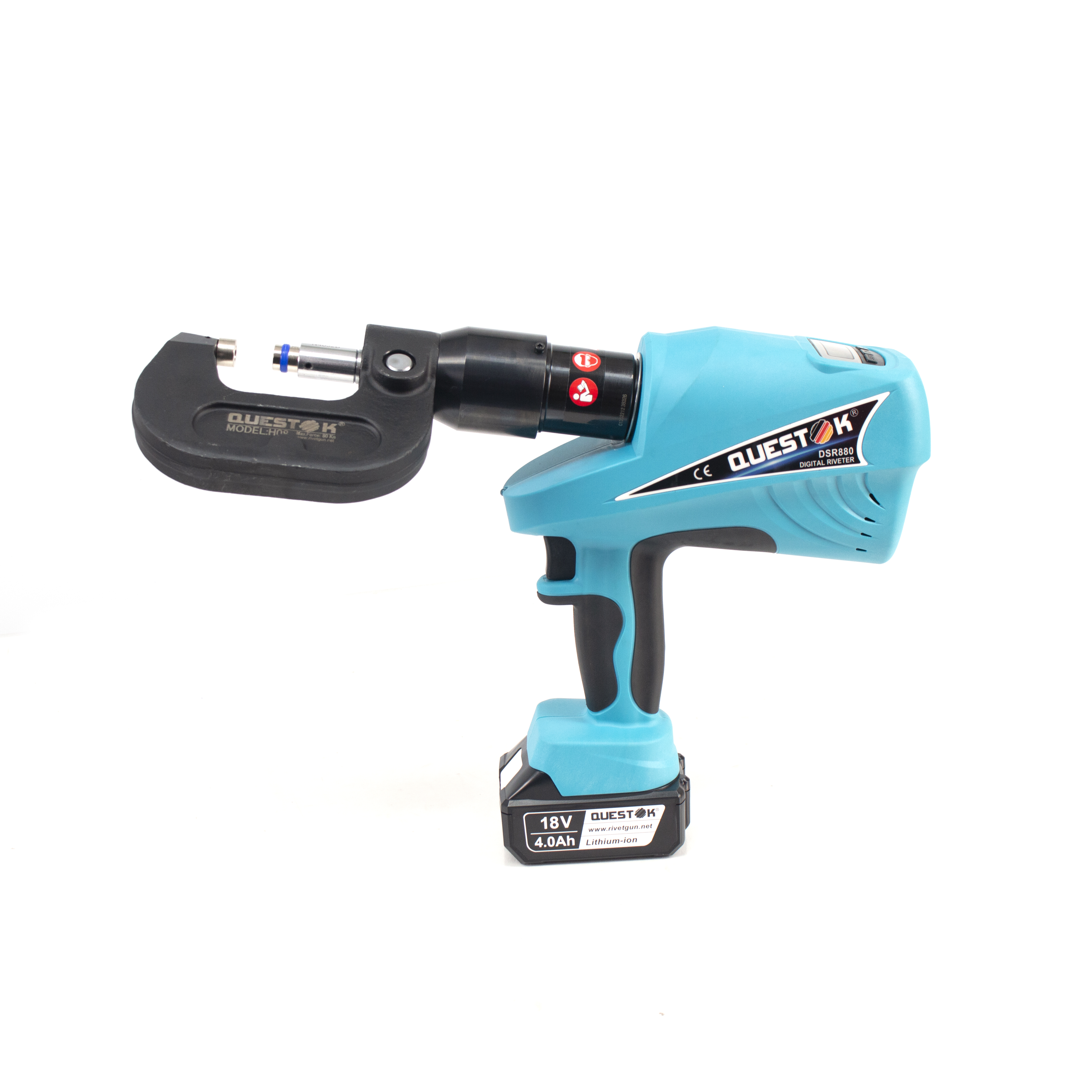 Smart portable electric flow forming FFR rivet planting gun with adjustable output pressure