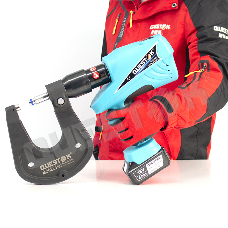 SPR riveting gun pressure adjustment equipment for automotive body joining