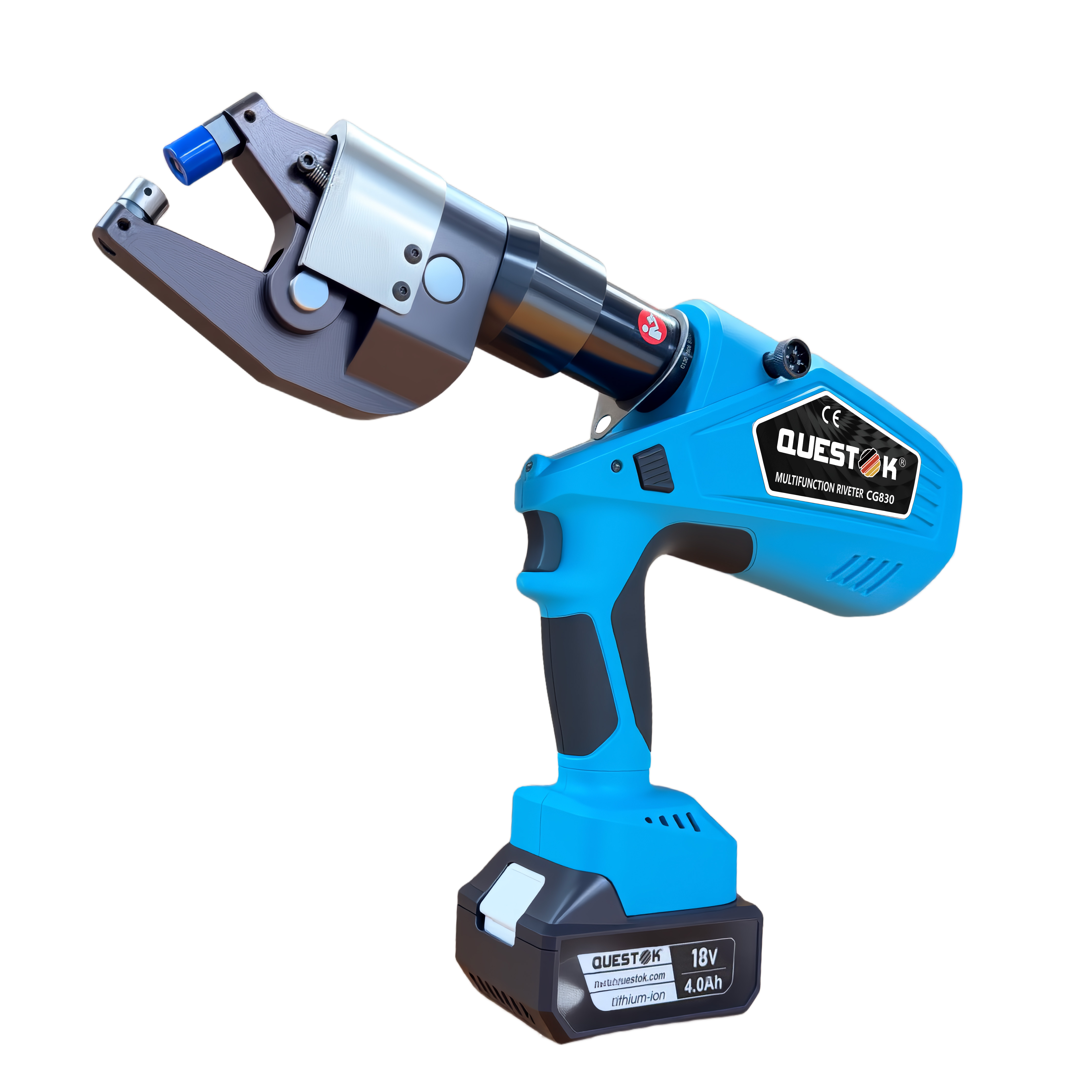 Rectangular clinching tool operating mechanisms and pressure adjustments