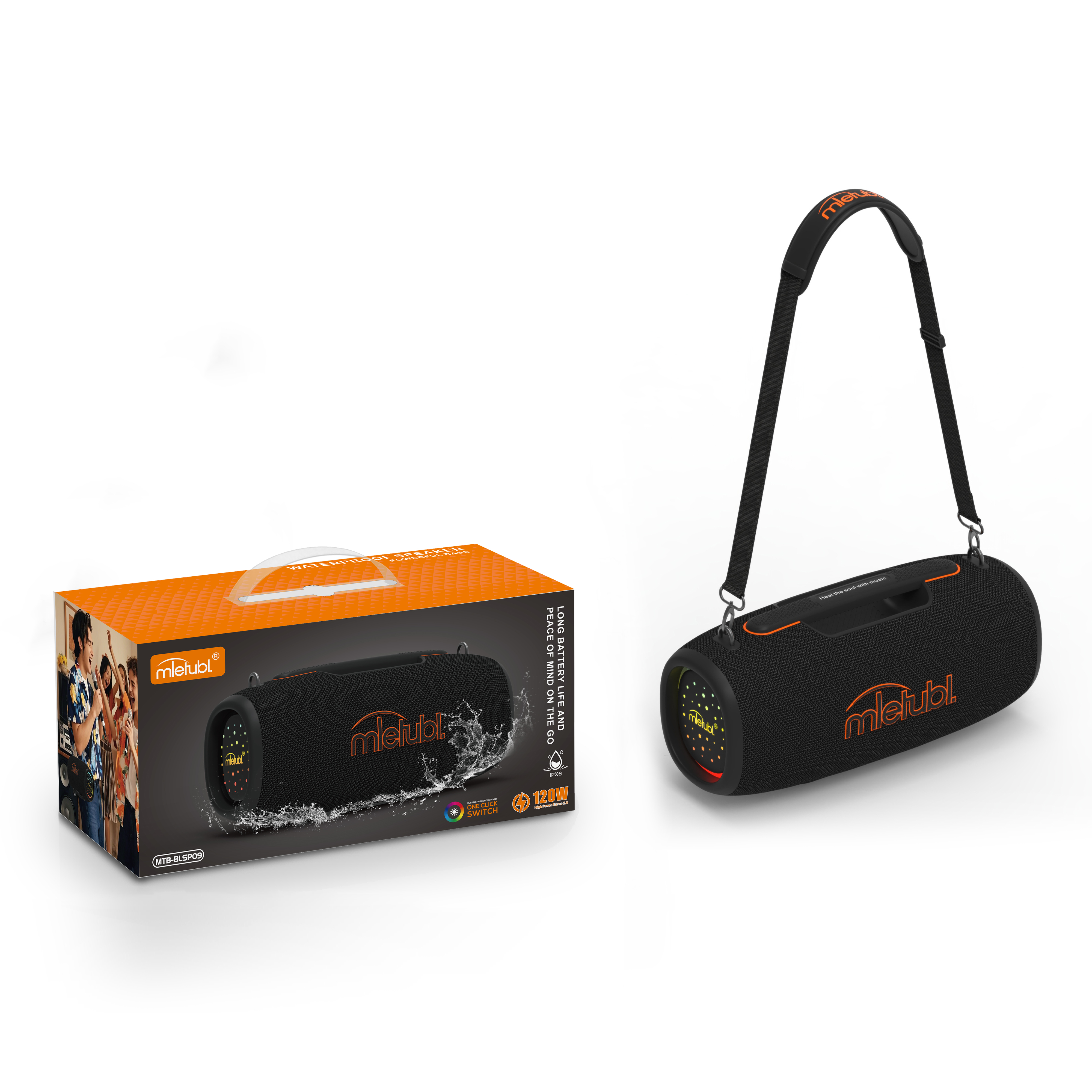 Waterproof Outdoor Speaker MTB-BLSP10 sample testing