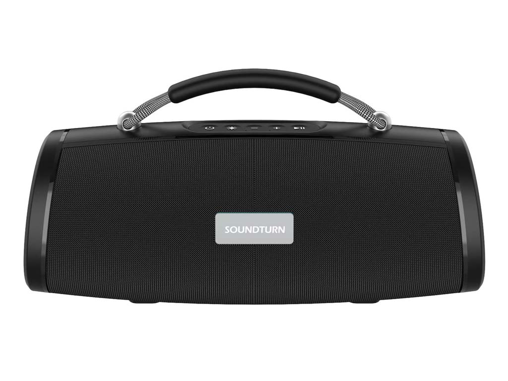 Portable wireless speaker sample for outdoor audio product evaluation