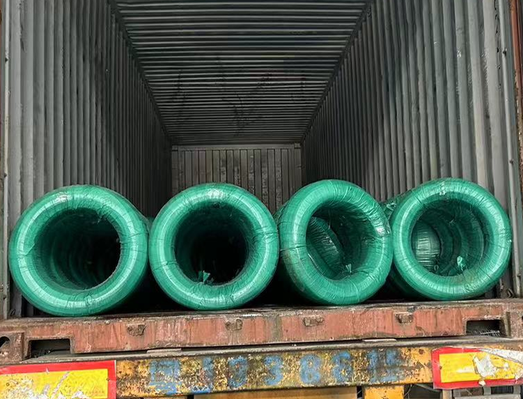 Bright finish cold drawn iron wire coils for industrial applications