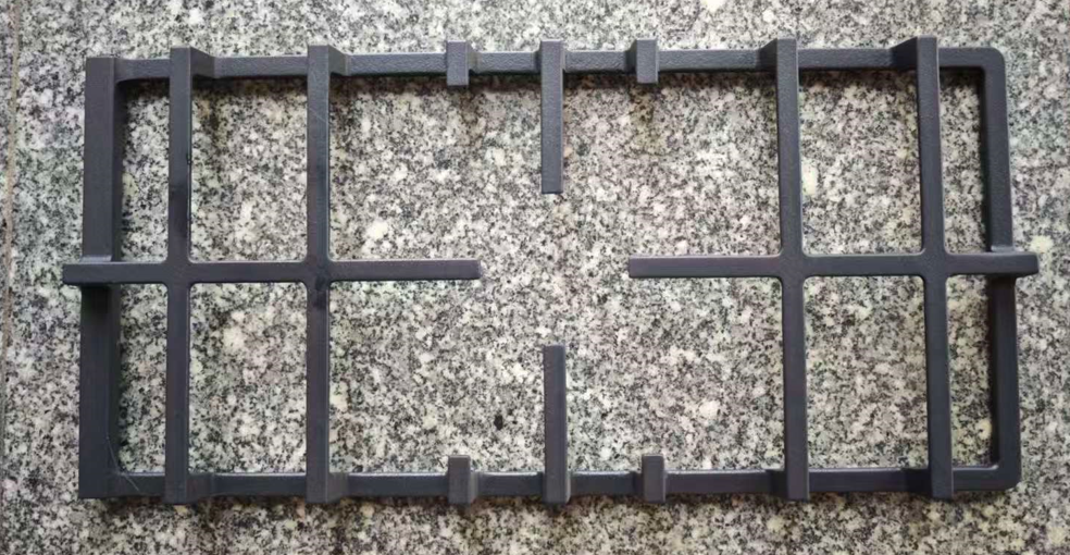 Durable cast iron grill grates under ASTM standards for commercial ovens