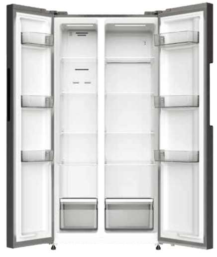 Interior Layout of 446L Side-by-Side Refrigerator