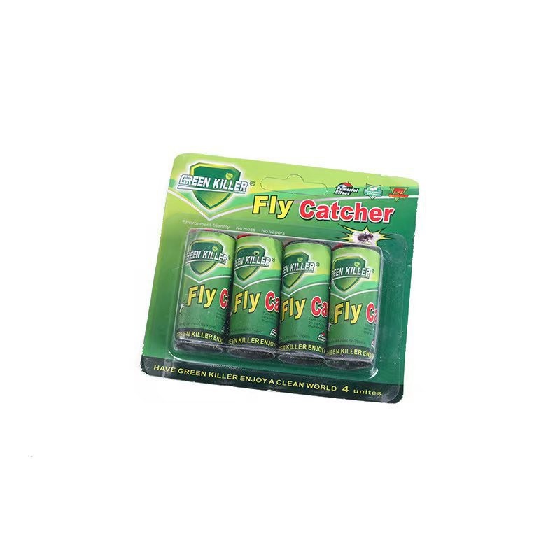 Custom-made adhesive fly rolls in blister packaging for US import compliance