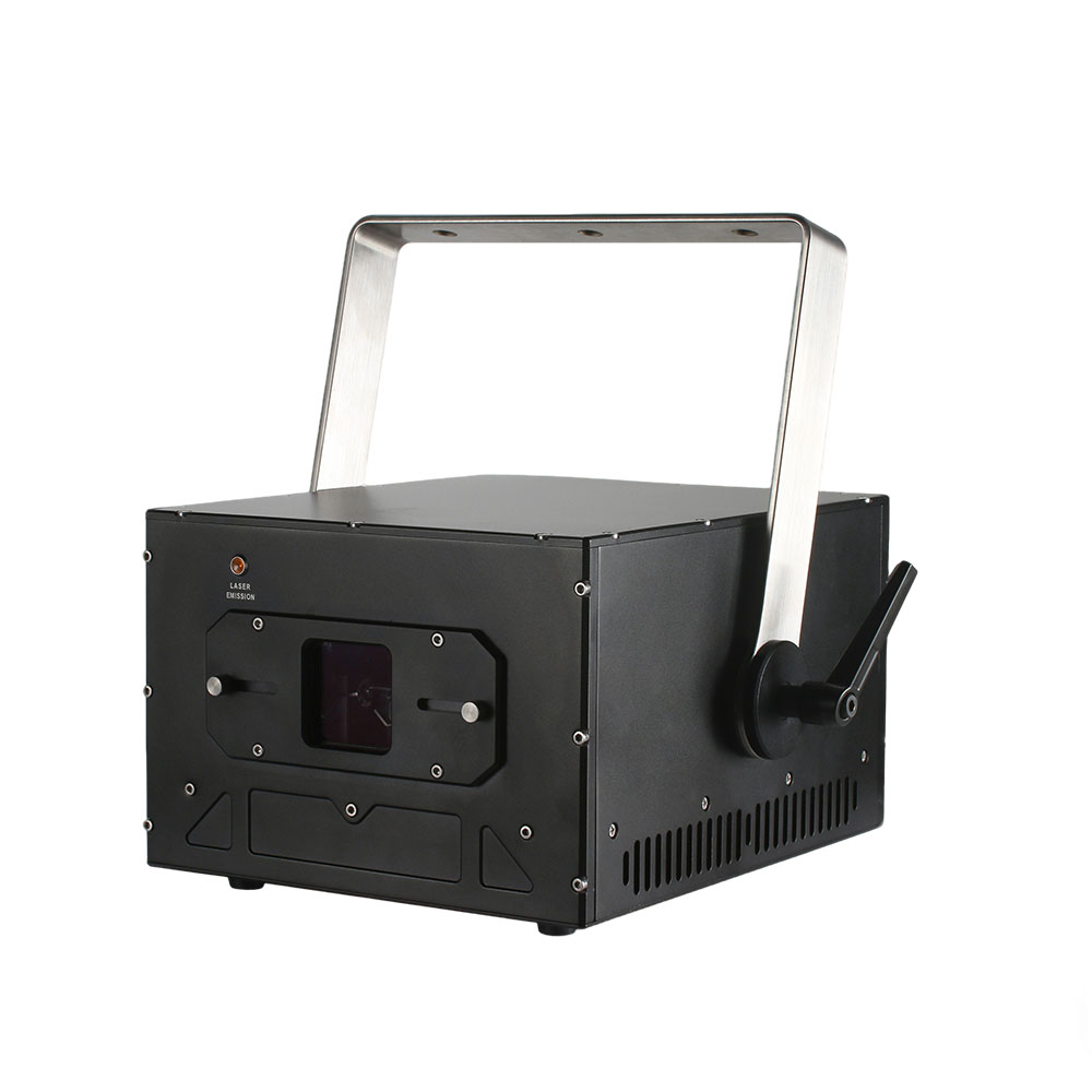 10W RGB animation laser projector enclosure and control system