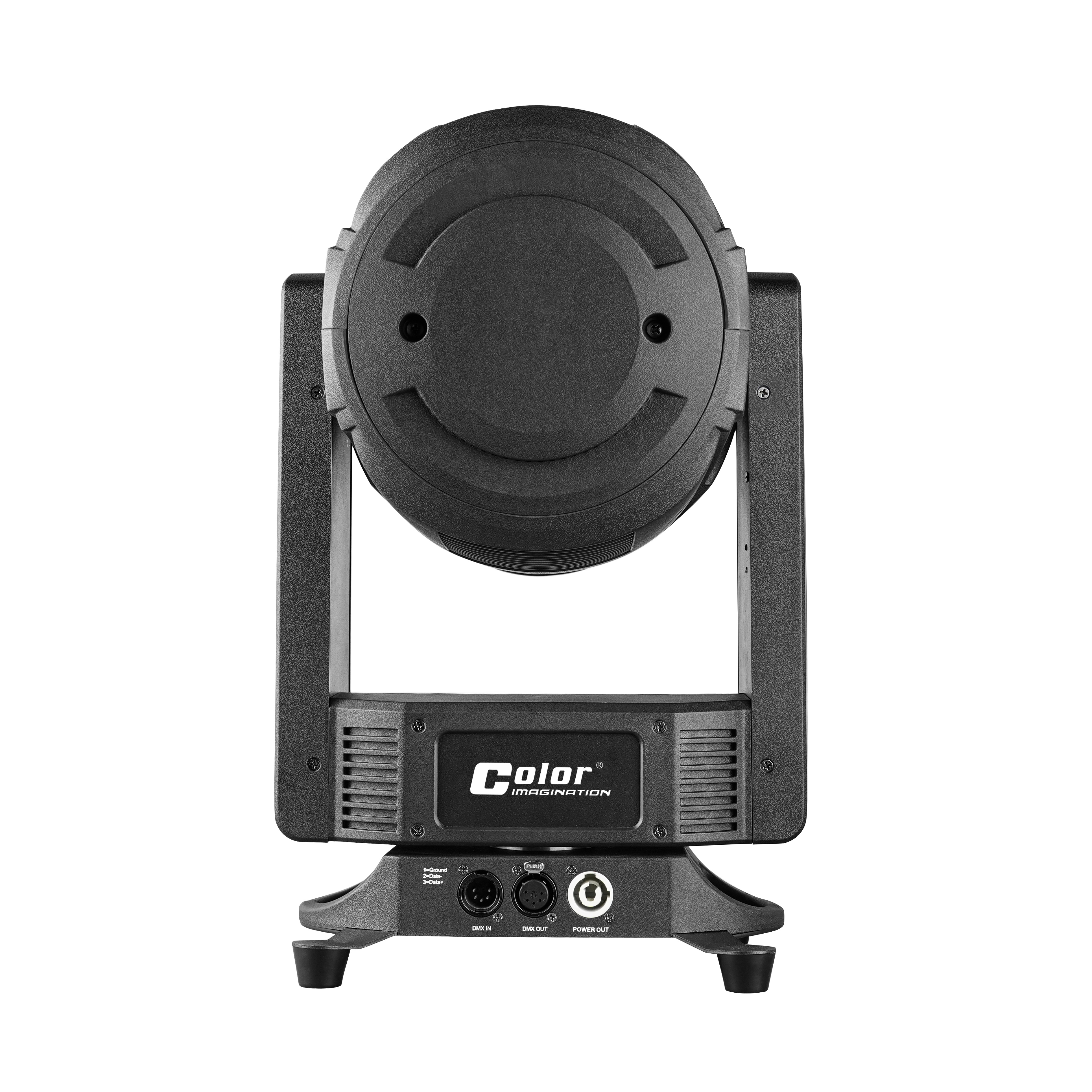 GRAND 420C Hybrid Moving Head Light front view showing optical lens and compact housing