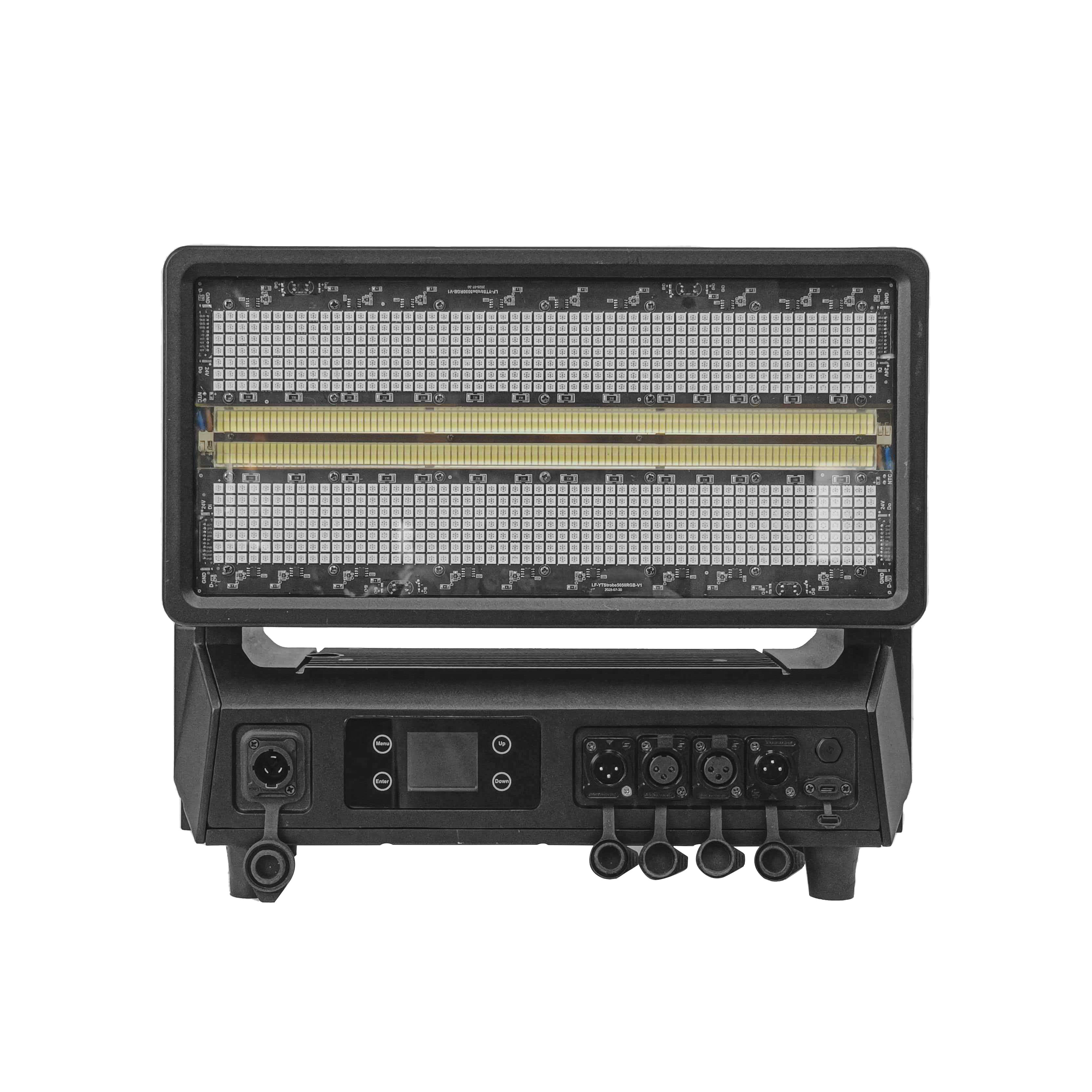 IP66 1500W LED strobe moving head light side profile and bracket