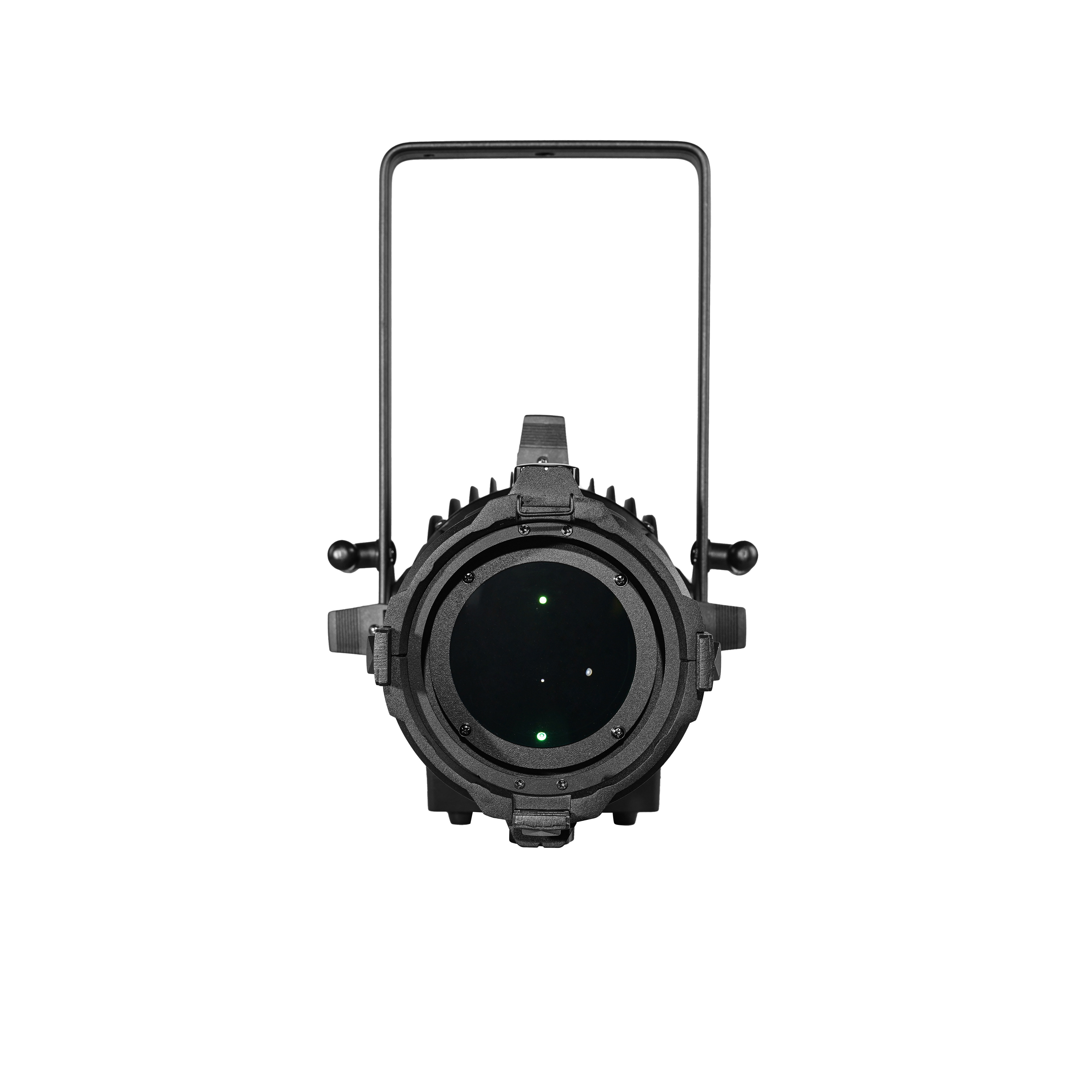 High power zoom profile light side view displaying manual zoom and focus controls