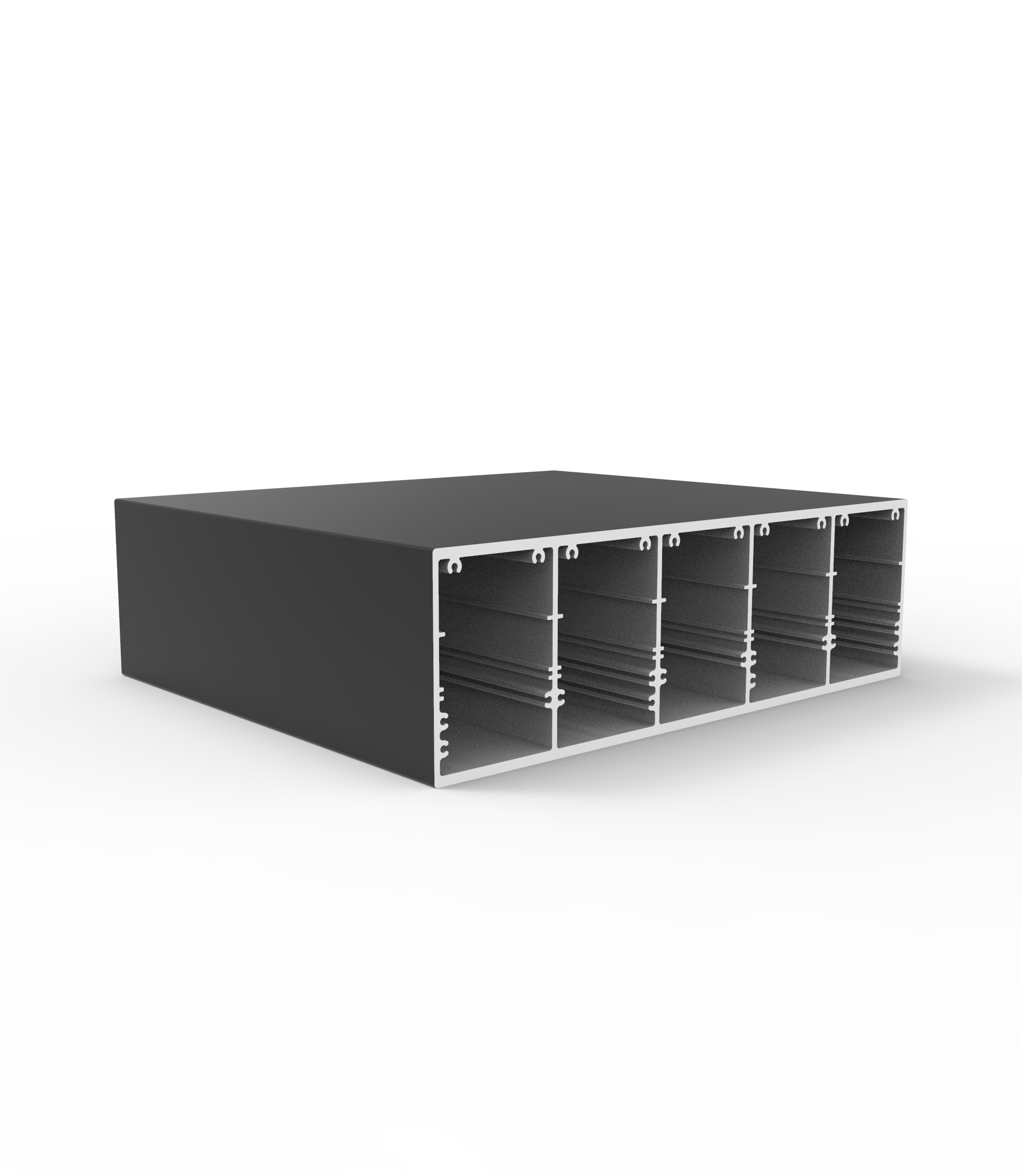 Industrial aluminium profile product image for folding door and architectural applications