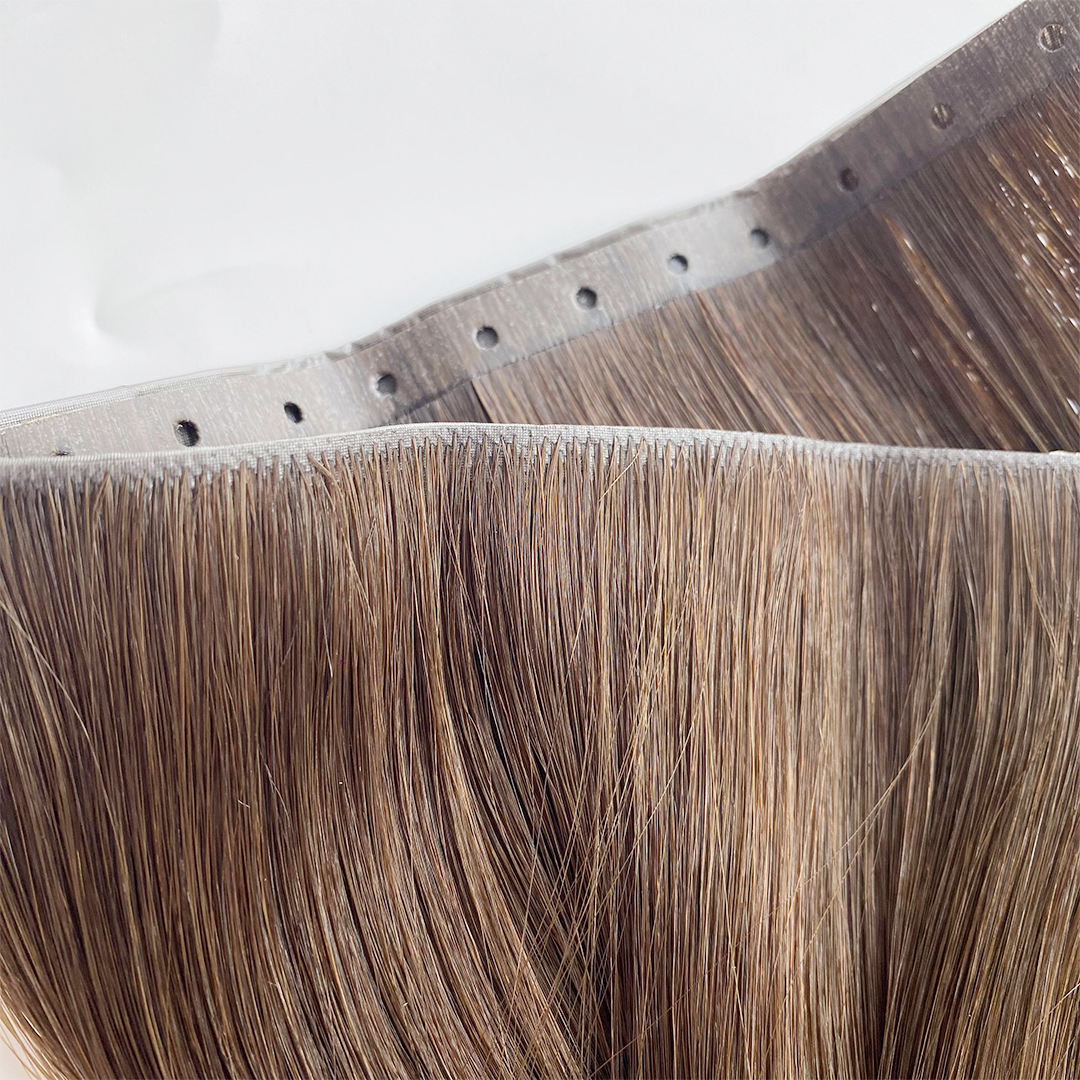 Butterfly Weft Hair Extensions prepared for professional quality inspection