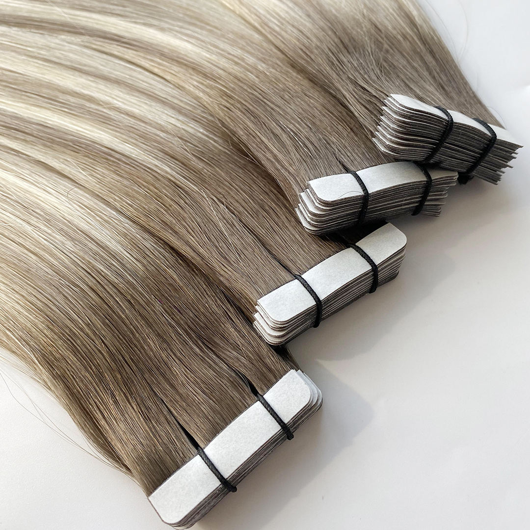 Tape In Hair Extensions natural silky straight hair product