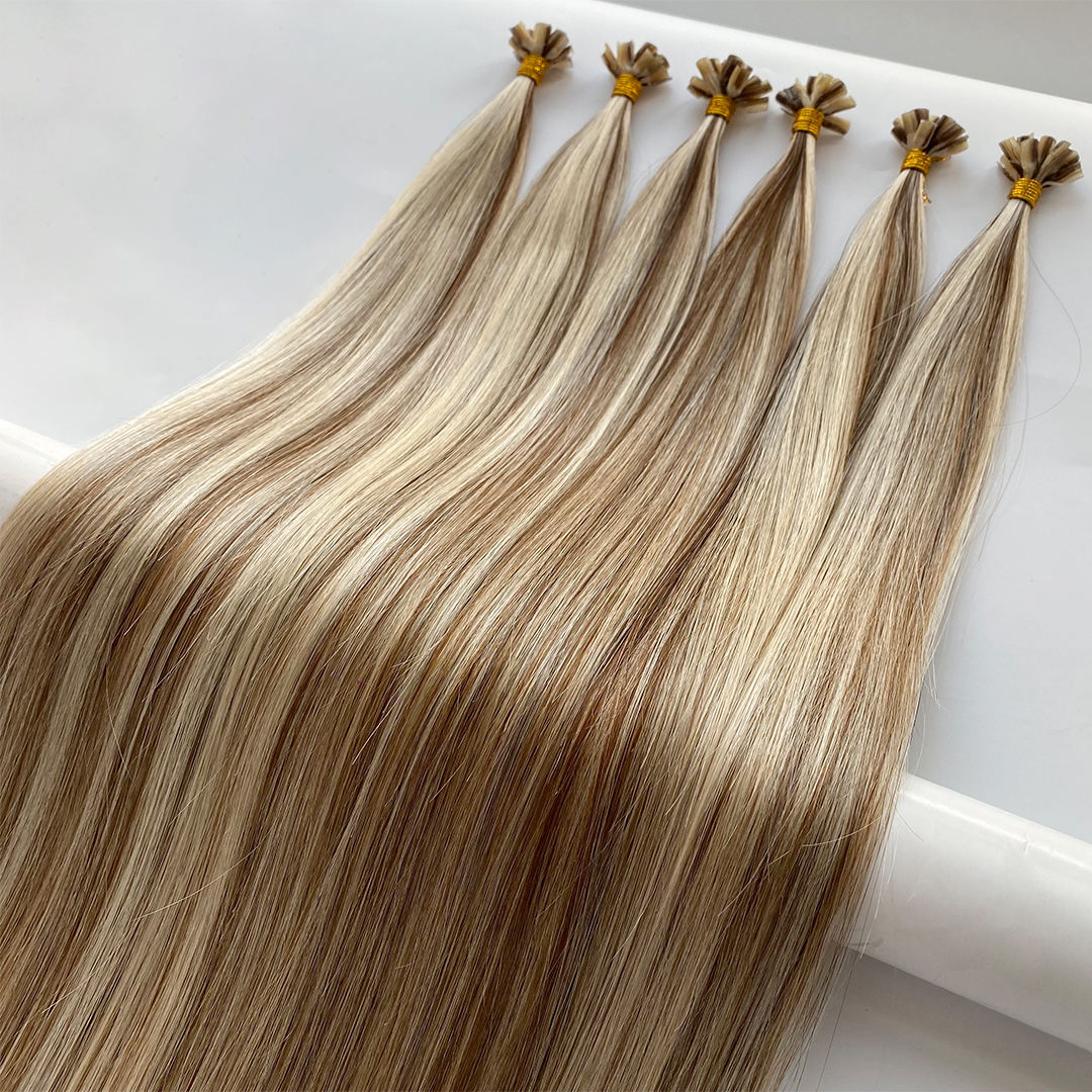 Virgin cuticle hair extensions with alternative attachment methods