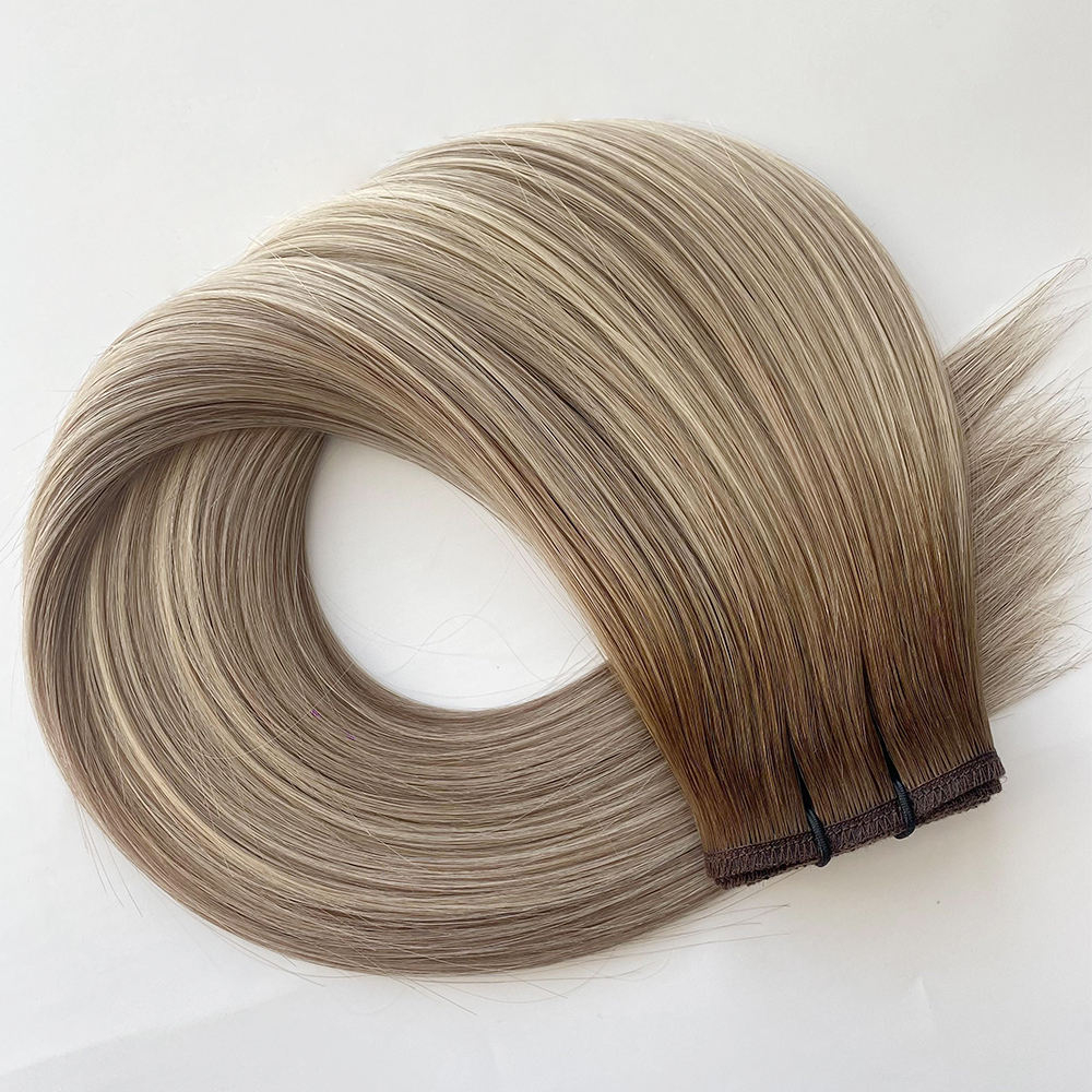 Flat Weft Hair Extensions hair texture and construction