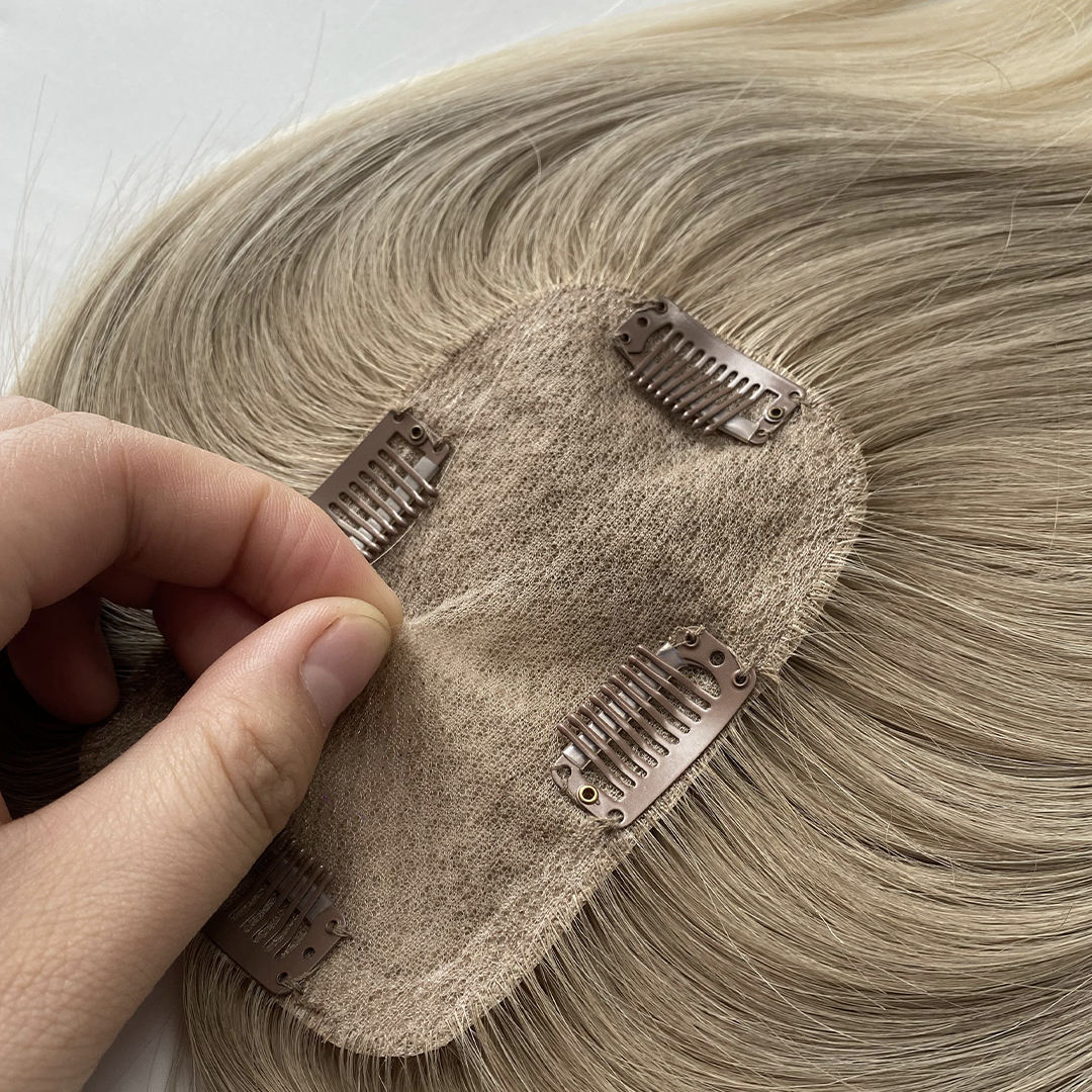 Human hair Silk Base Topper for wholesale shipment planning
