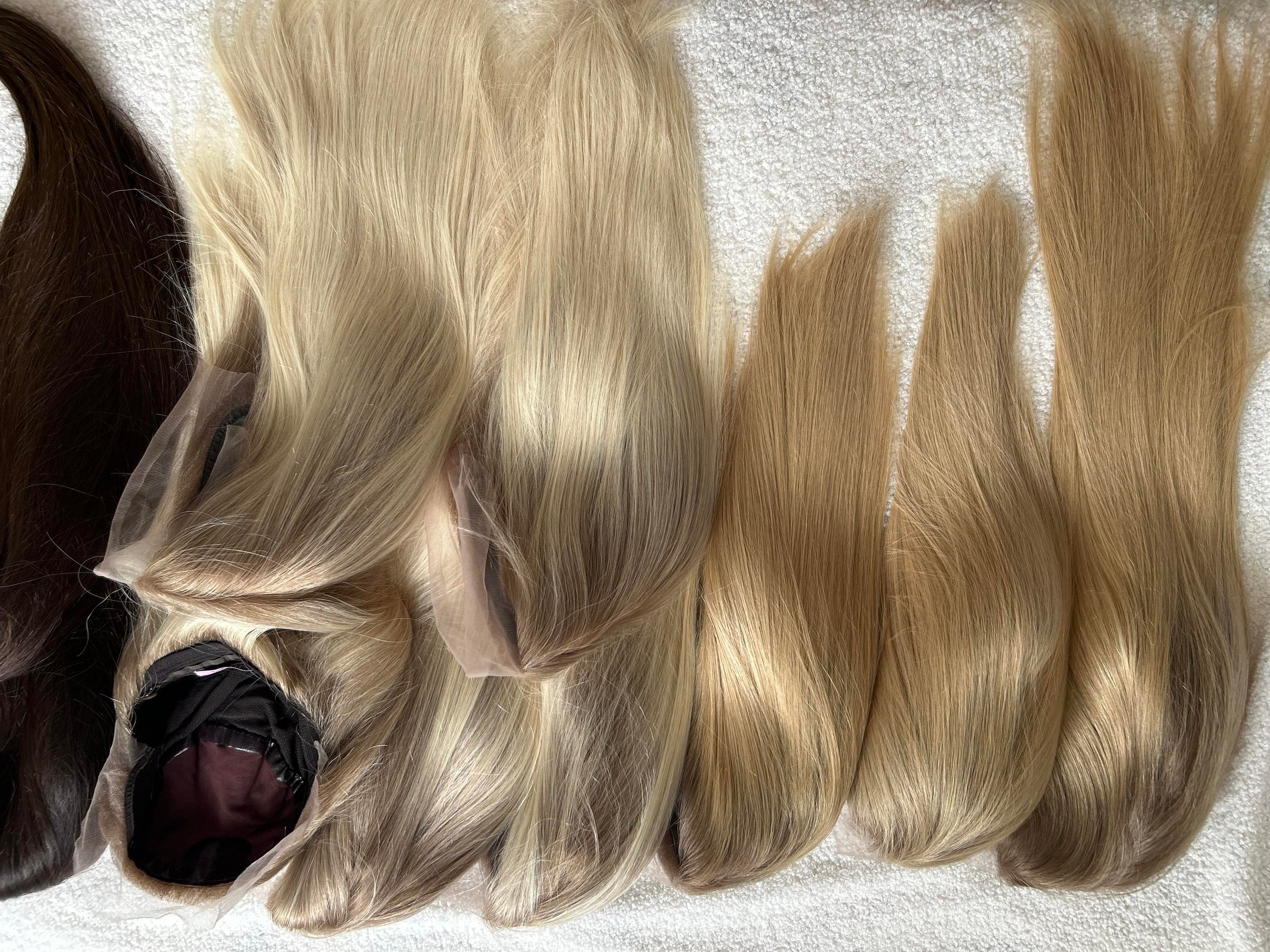 Medical Wig product detail showing natural hairline and silk base construction