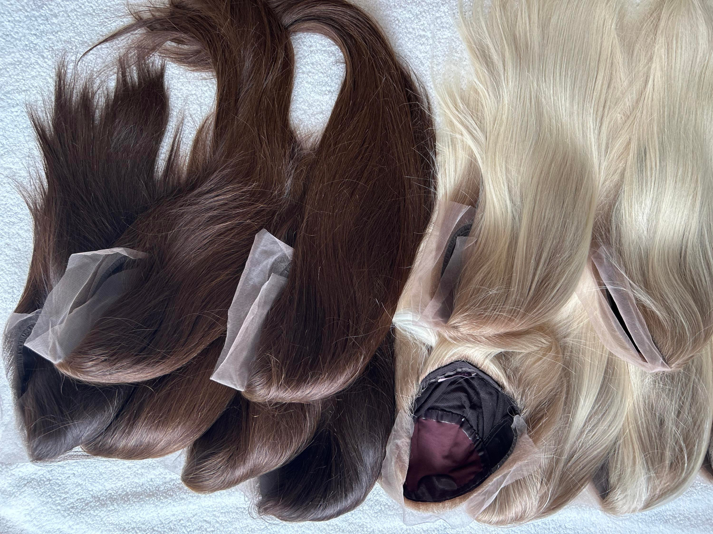 Hand Tied Medical Wig color and styling details