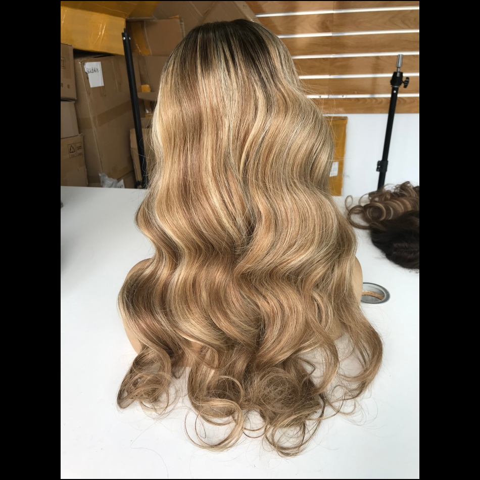 Glueless Wigs HD lace front human hair wig product view