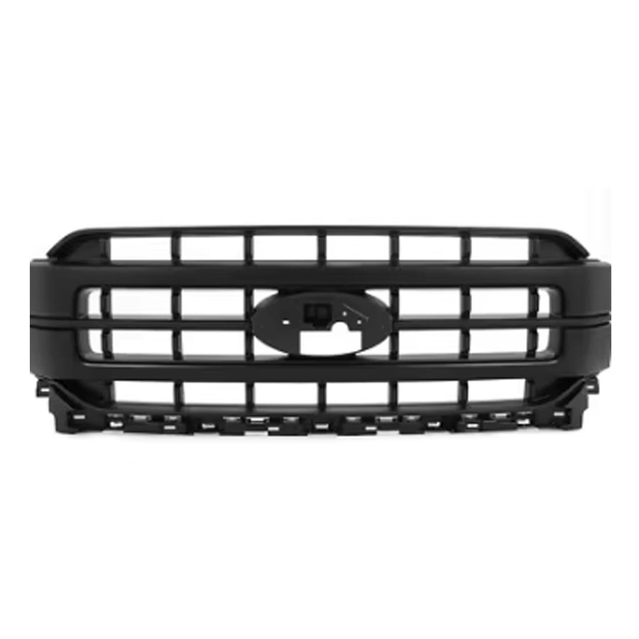 Finished car front grille after injection molding process