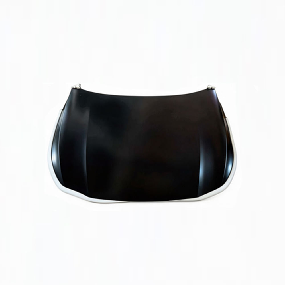 Durable aftermarket aluminum engine hood showing lightweight inner structural reinforcement