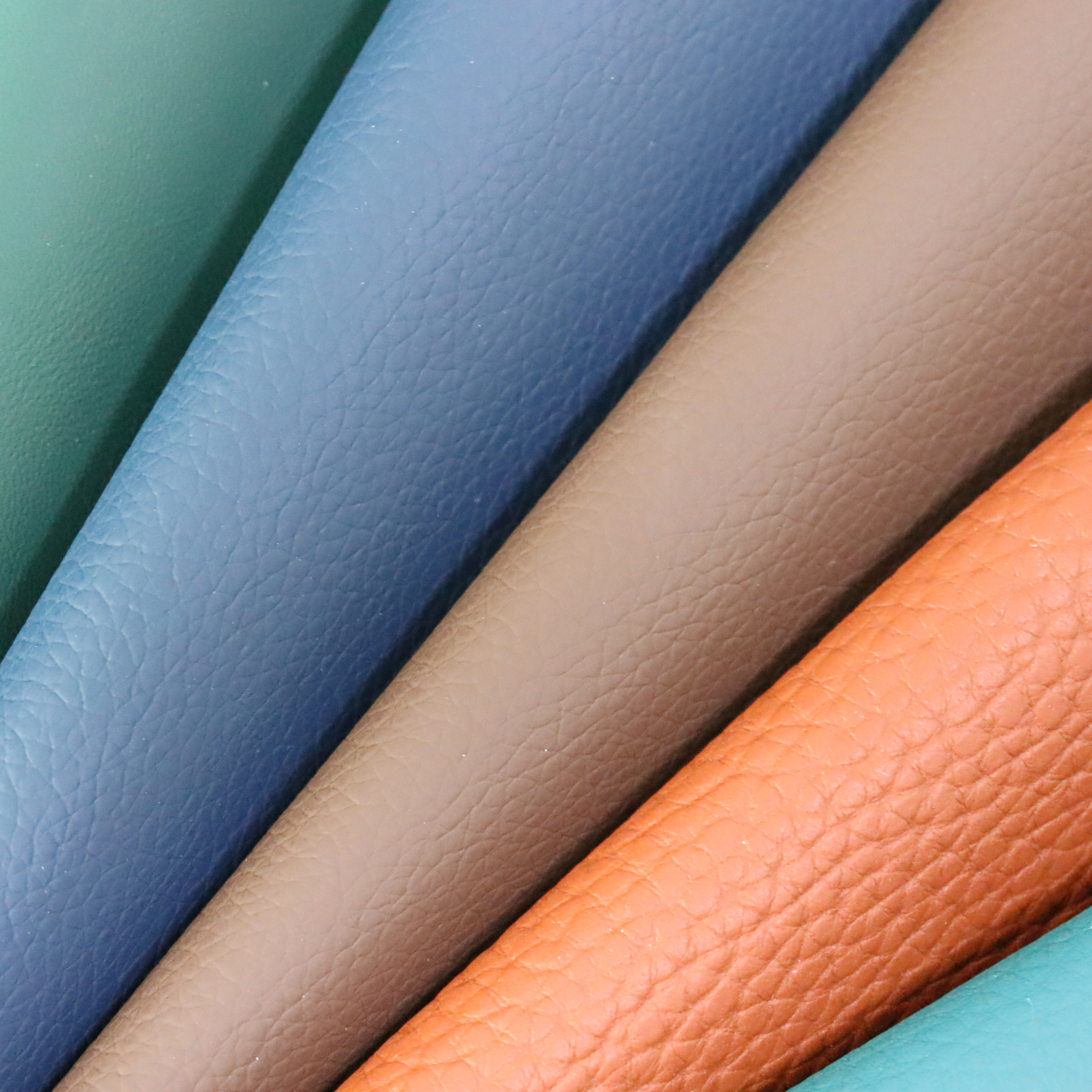 PVC and PU leather for sofa set upholstery showing texture and durability
