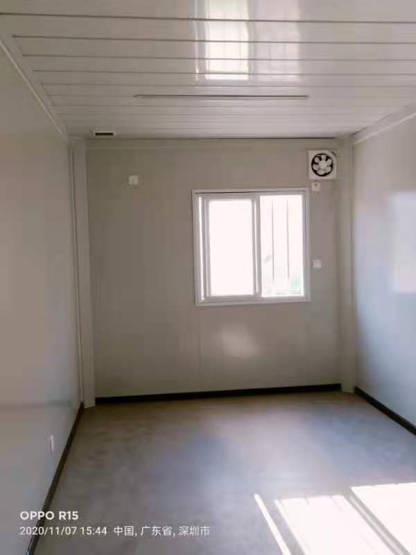 Detachable Prefab Container House structure under testing