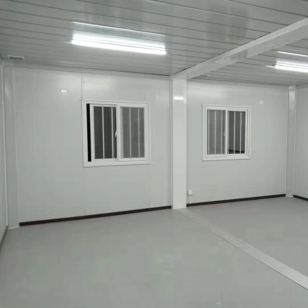 Galvanized steel frame for a detachable modular container house
