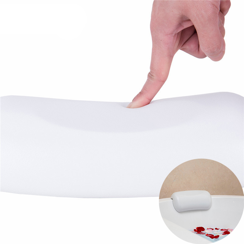 Ergonomic PU Bathtub Pillow X12 displaying elasticity and water resistance